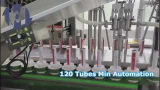 TF-120 vul- en sluitmachine voor metalen buizen