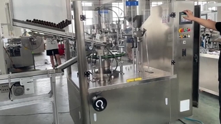 vulmachine voor metalen buizen met kartonneerder