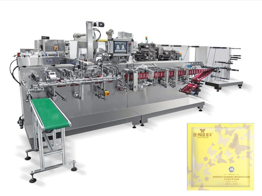 Gesponnen niet Geweven 70 Zakken/Min Automatic Facial Mask Making-Machine