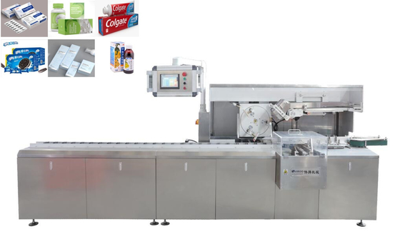 AISI304 automatische Kartonnerende Machine 120 doos Min Encasing