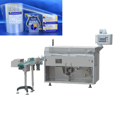 Automatische Film Verpakkende Machine 304 PLC van de Roestvrij staaldekking Controlesysteem