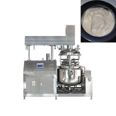 304/316L mengtank vacuüm vloeistof emulgeren homogenisator tank met elektrische verwarming lichaam lotion gezicht crème maken machine