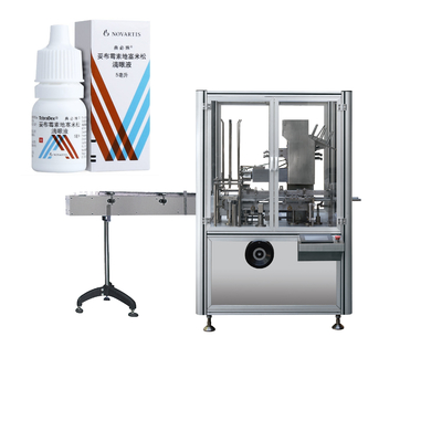 Automatische Cosmetische Gezichtscrème Zalf Ronde potten Fles Karton Verpakkingsmachine Zachte buis Kartonmachine
