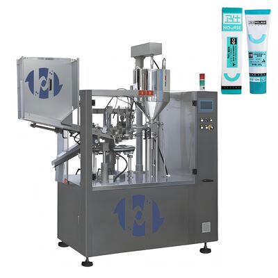 Gecontroleerde automatische cosmetische lotions hand sanitizer gel zalf huidverzorgingsproducten crème buis vulmachine afdichtmachine