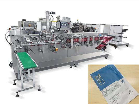 Gezichtsmasker die Vouwend Sachet het Vullen Machine 70packs/Min voeden