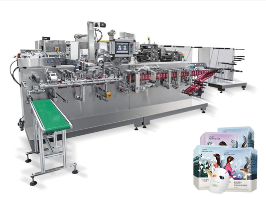 Het snijden met het Vouwen van de Machine Automatische Zak die van het Functie niet Geweven Masker Gezichtsmaskermachine vormen