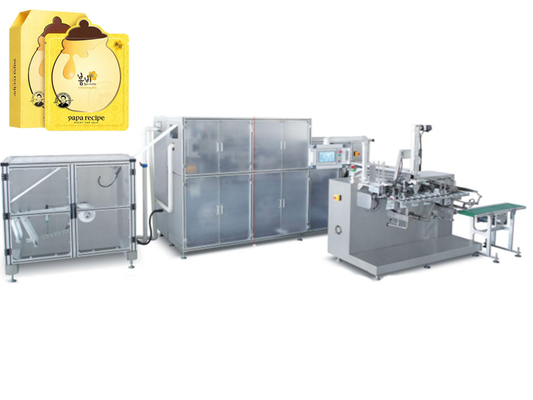 Cosmetische maskervouw- en vulverzegelingsmachine, vierzijdige maskerverpakking
