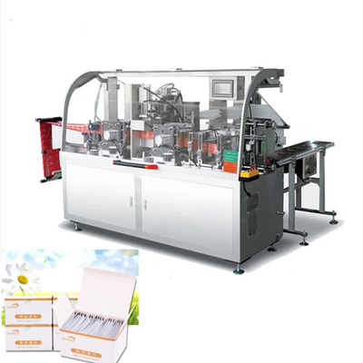 80-120 de zakken/het Automatische Natte Weefsel die van Mins Machine, kiemverwijdering maken vegen verpakkingsmachine af