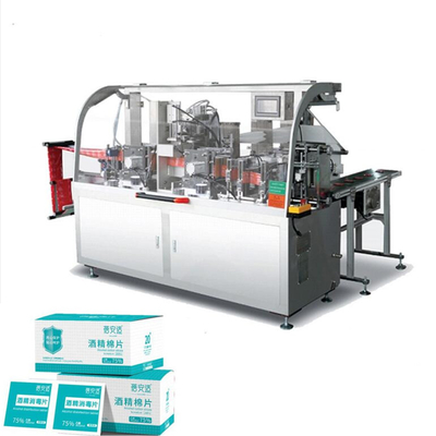 Het huishouden die OPP-Filmalcohol schoonmaken veegt Machine 120bags/Min af
