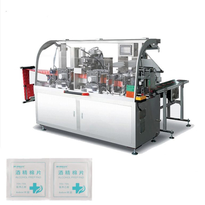60-120bags/min de Verpakkingsmachine 0.6-1.0MPa van het alcoholstootkussen