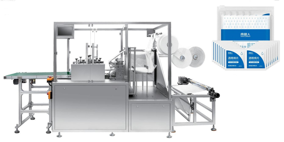 380v de Verpakkende Machineproductregel 50*55mm van het alcoholstootkussen