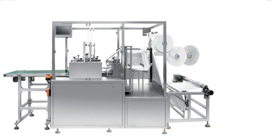 Van de Katoenen van het alcohol Nat Stootkussen de Knoppenpak Blad Verpakkende Machine 380v