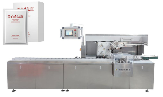 AISI 304 Automatische de Machineplc van de Doosverpakking controleerde 120 doos/Min