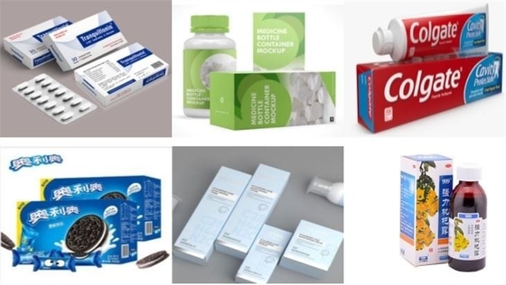 De automatische Beschikbare Kartonnerende Machine van het Gezichtsmasker, Medische Document Vakje Verpakkingsmachine voor Koekje/Tandpasta/Schoonheidsmiddel