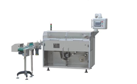 Cosmetische Parfumbox 3D Film Semi Automatic Cellophane Wrapping Machine