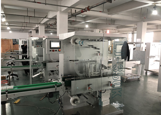 Automatische Film Verpakkende Machine 304 PLC van de Roestvrij staaldekking Controlesysteem