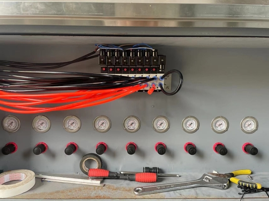 PLC Natte de Controle veegt Verpakkende Machine Laag Energieverbruik af, aangepast nat weefsel die machine maken