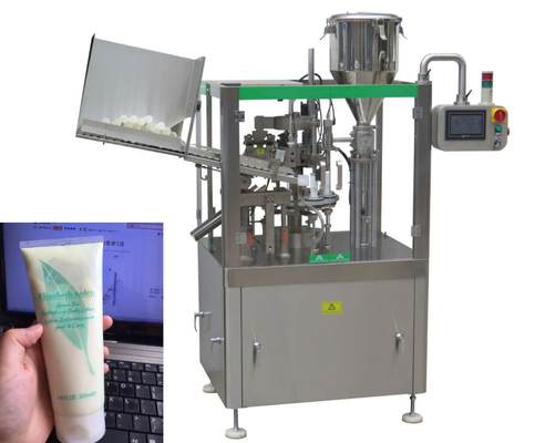 Plastic Zachte Buis het Vullen Verzegelende Automatische de Lotionroom van het Machinelichaam