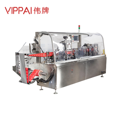 PLC Natte veegt het Controle Automatische Enige Sachet Verpakkingsmachine, de Verpakkingsmachine van Alcoholzwabbers af
