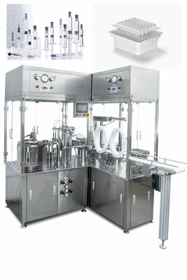 Kleine capaciteit Volledig automatische 3 ml 5 ml 10 ml medische gel voorgevulde spuit Vloeibare productvulmachine