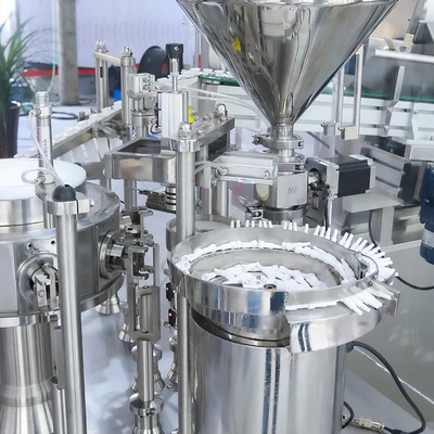 Plastic paste gel verpakkingsmachine voor het uitdelen van diergeneeskundig gebruikte spuitjes