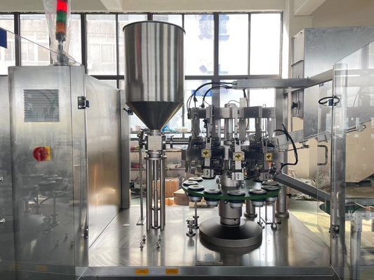 Zalf Lipbalsem Zalfbuis Huidverzorging Tandpasta Filling And Sealing Machine Cosmetische crème Filling Sealing Machine