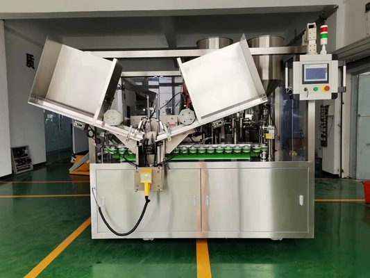 Automatische machine voor het vullen van vloeistof met een zachte buis, met hoge snelheid, voor het vullen en afdichten van lotions