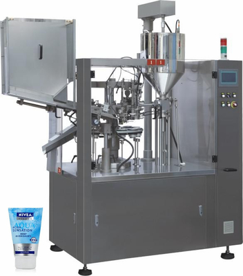 Cosmetische pasta crème plastic lijm Aluminium zachte kleine buis staart hoge snelheid zuiger vul- en afdichting verpakkingsmachine