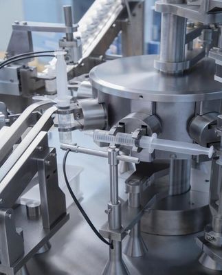 Automatische aseptische wegwerp vloeibare medicijn plastic voorgevulde spuit PFS vulmachine