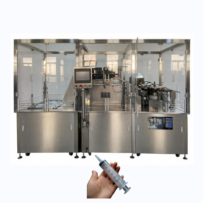 Volledig automatische injectiespuitvulmachine voor eenmalig gebruik