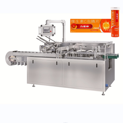Volledig automatische verticale kartonnen doos kartonmachine voor buisflessen potten