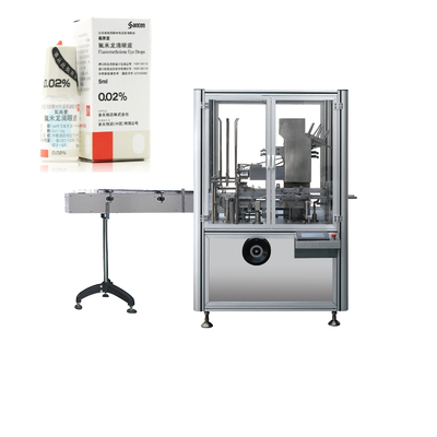 Hoge snelheid fles boksmachine Kartonnen bijsluiter Verpakkingsmachine Auto kartonneermachine