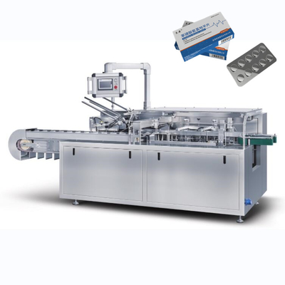 Hoge snelheid Volledig automatische kartonnen doos kartonverpakkingsmachine PLC-besturing aanraakscherm werking
