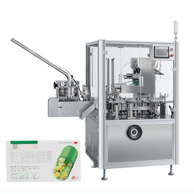 Farmaceutische Tabletten Capsule Softgel Blister Verticale Automatische Kartonmachine