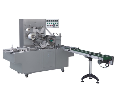 Hoogwaardige automatische parfumdoos overpakken cellophane verpakking machine
