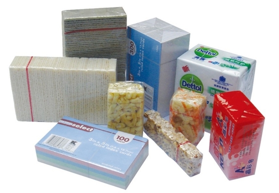 Hoogwaardige automatische parfumdoos overpakken cellophane verpakking machine