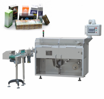 Automatische Shisha tabakdoos verpakking overwrapping cellophane film verpakkingsmachine