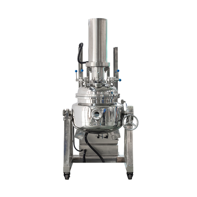 Hoogwaardige 50 100 200 liter homogeniserende cosmetische crème lotion vacuüm homogeniserende emulgator mixer