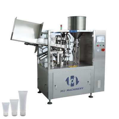 Automatische vul- en afdichtmachine voor cosmetische buizen