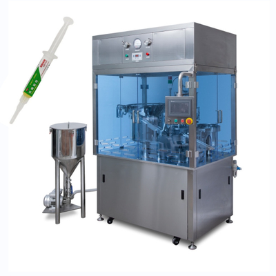 Volledig automatische werking Plastic Vaccine voorgevulde spuitmachine OEM voorgevulde spuitvulmachine