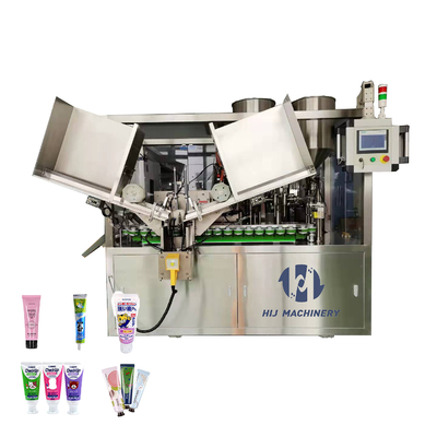 Cosmetische crème tandpasta Plastic tube filler verpakking vul- en afdichtmachine