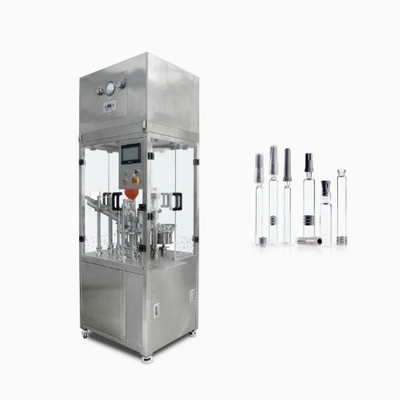 Automatische glazen spuitvulmachine en verstopmachine voor zalf