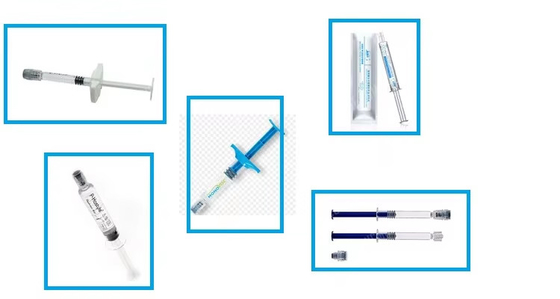 Automatische fabrikanten Glasgel voorgevulde stekker Vaccine spuit vulmachine