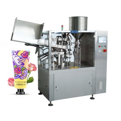 Automatische plastic tube vulmachine voor zalf, crème en tandpasta