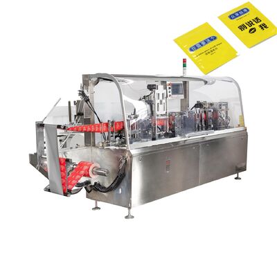 High Speed Single Sachet Wet Wipe Packing Machine Vierzijdige Afdichting Alcohol Prep Pad Packaging Machine