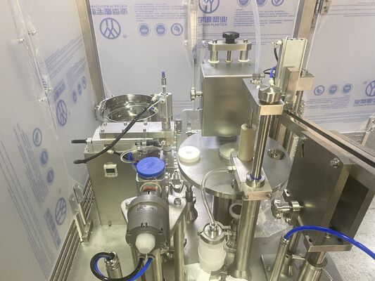 Hoge viscositeit cosmetische gel tandpasta dop verstoppen lok sluiting vaccin injectiespuit vulmachine