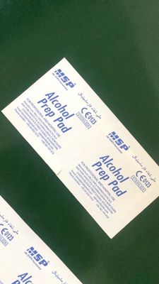Van de de Verpakkingsmachine van alcohol Prep Stootkussens Horizontale Partij 4 die 300-500L/Min verzegelen