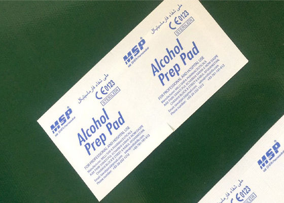 125mm Lengte 60Bags/Min Alcohol Pad Packing Machine