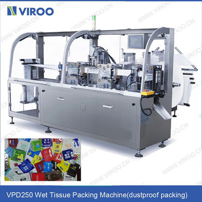 120bags/Min Packing Alcohol Pad Wet veegt Machine af