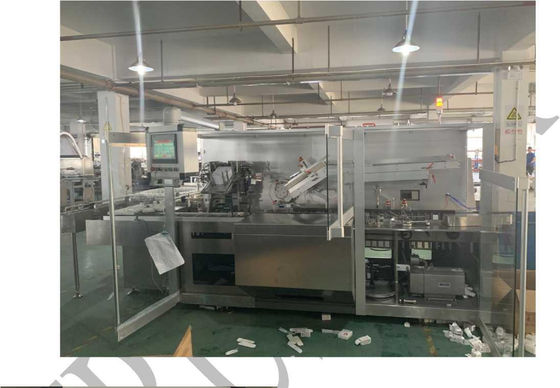 AISI304 automatische Kartonnerende Machine 120 doos Min Encasing